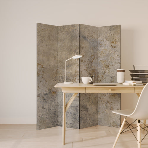 ABSTRACT EARTH CANVAS Decorative 4-Panel Room Divider