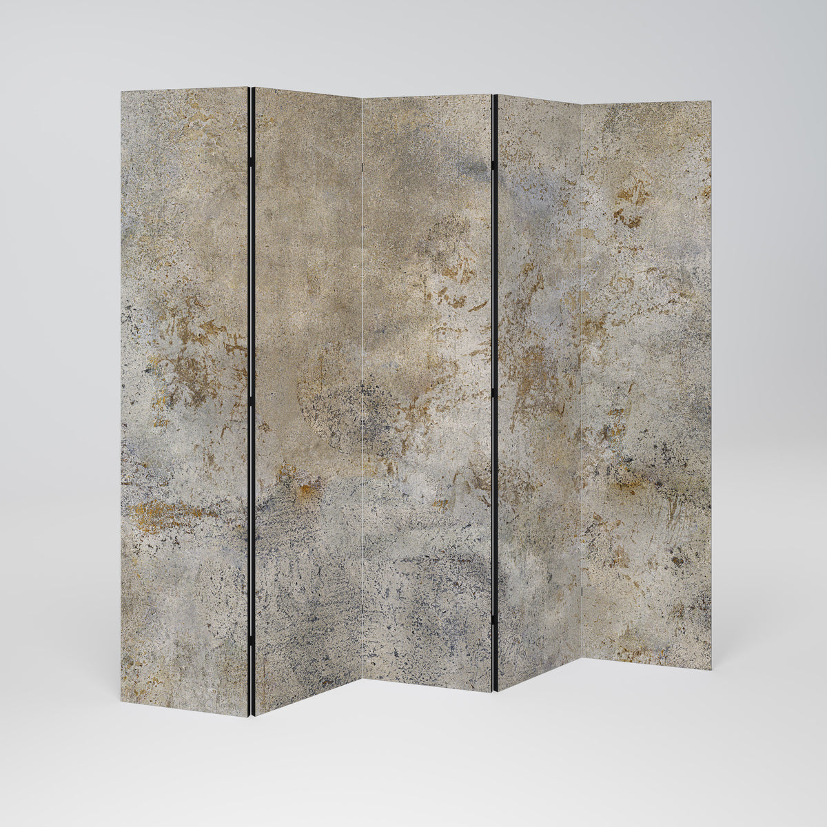 ABSTRACT EARTH CANVAS Dekorativ rumsavdelare – 5 paneler