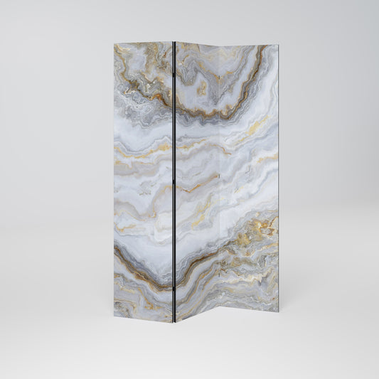GOLDEN RIDGES Dekorativ rumsavdelare med 3 paneler