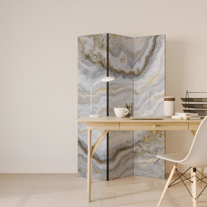 GOLDEN RIDGES Dekorativ rumsavdelare – 3 paneler