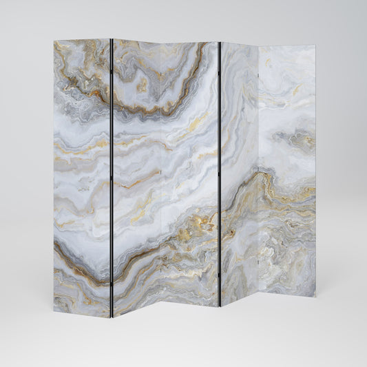 GOLDEN RIDGES Dekorativ rumsavdelare – 5 paneler