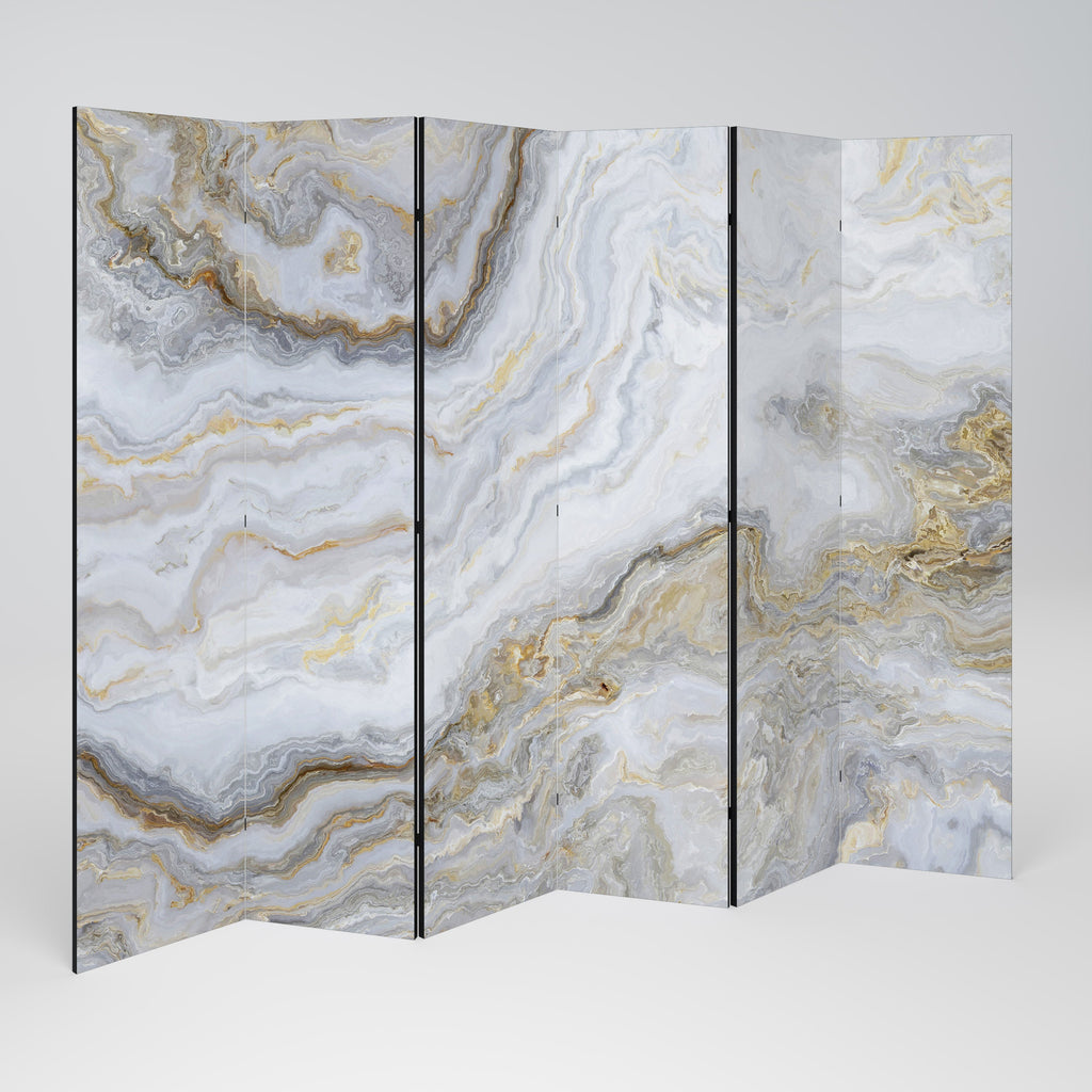GOLDEN RIDGES Dekorativ rumsavdelare med 6 paneler