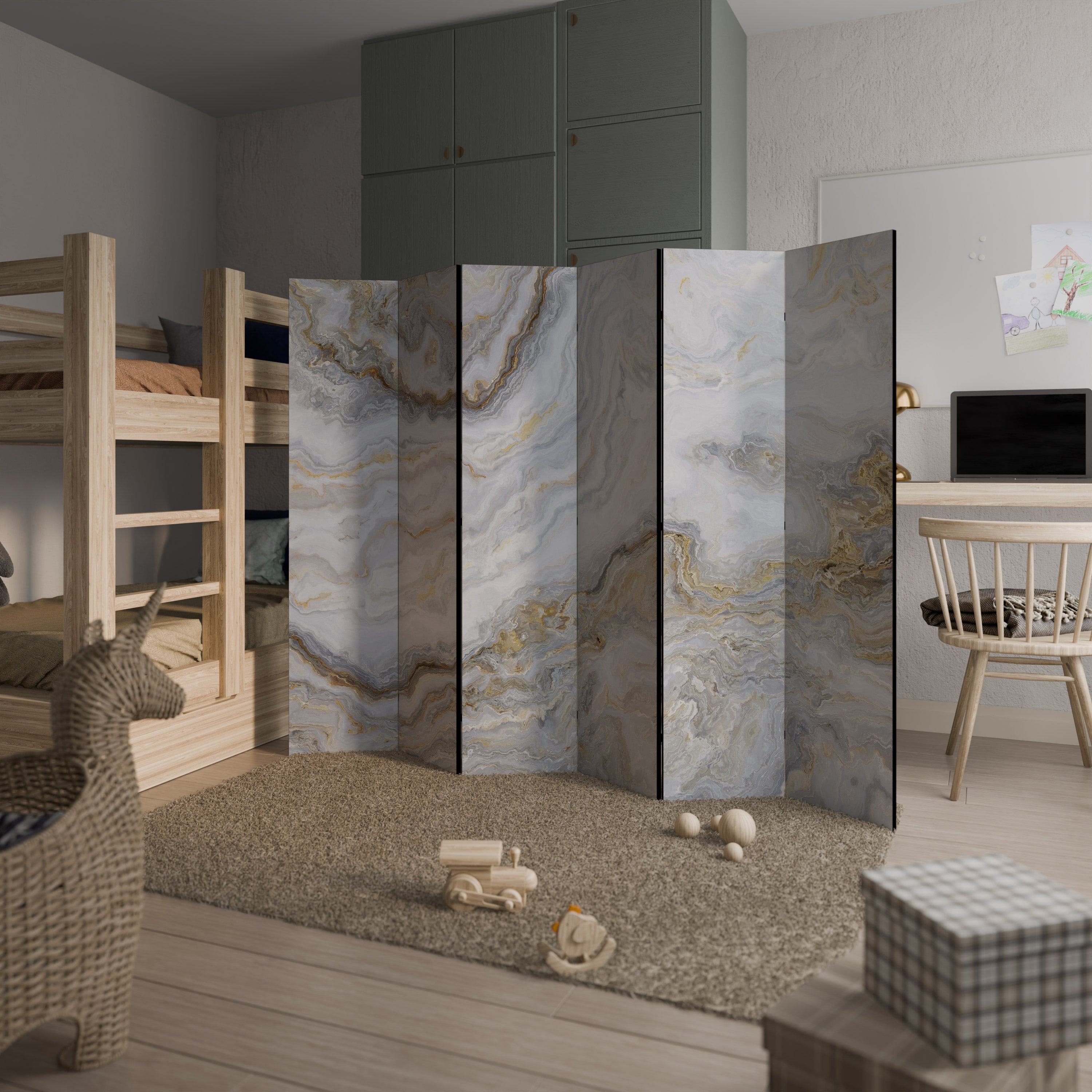 GOLDEN RIDGES 6-panelers rumsavdelare