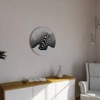MONOCHROME MIRAGE Round Wall Art
