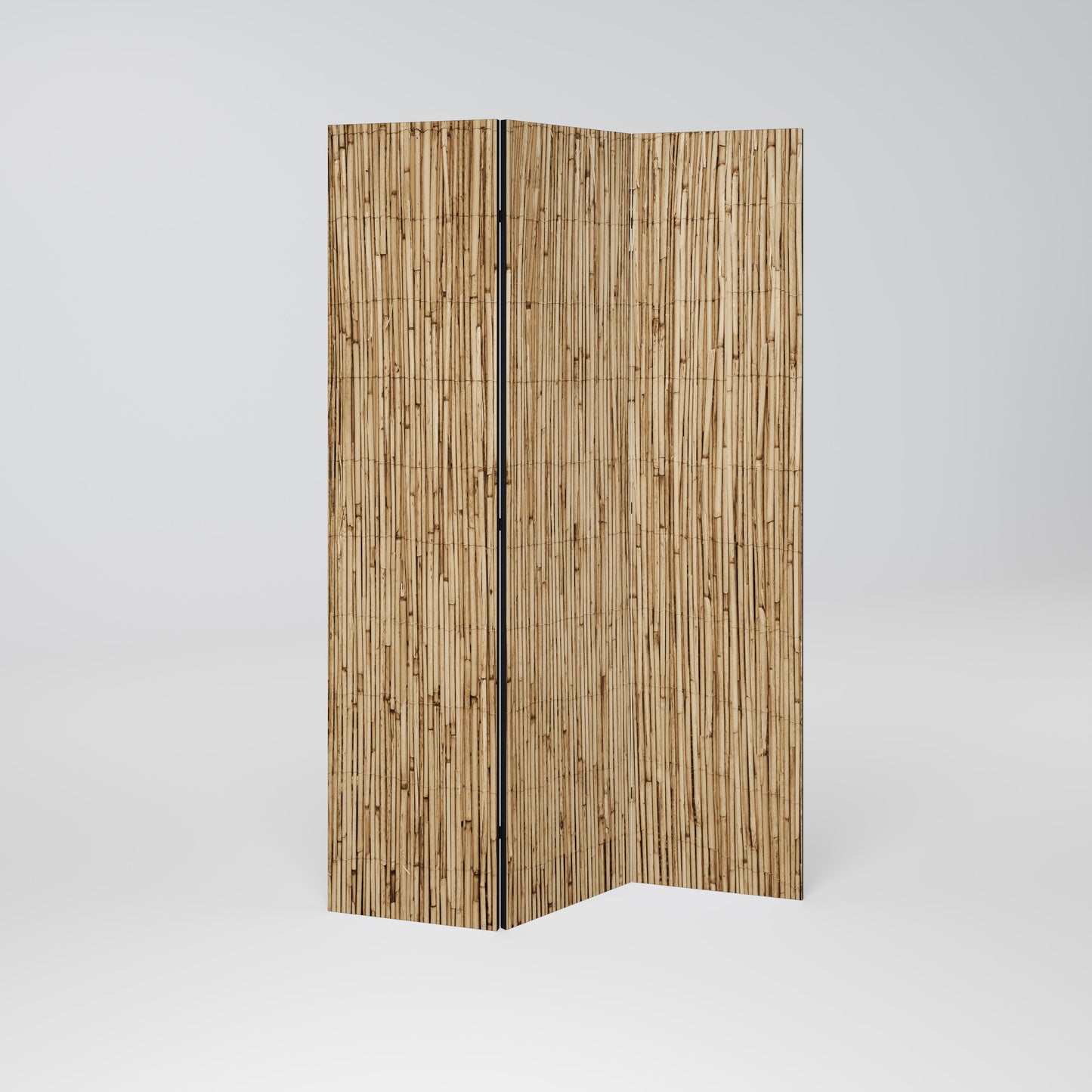 STRAW BOUND DELIGHT Dekorativ rumsavdelare – 3 paneler