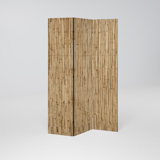 STRAW BOUND DELIGHT Dekorativ rumsavdelare med 3 paneler