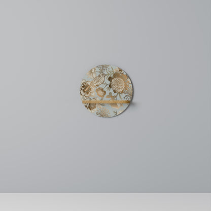 SUCCULENT WHIMSY Rund Konsthylla I Ekeffekt