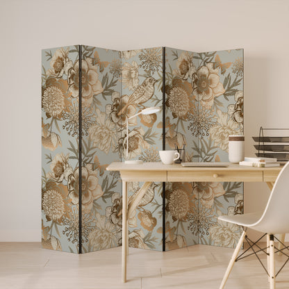 SUCCULENT WHIMSY Dekorativ rumsavdelare – 5 paneler