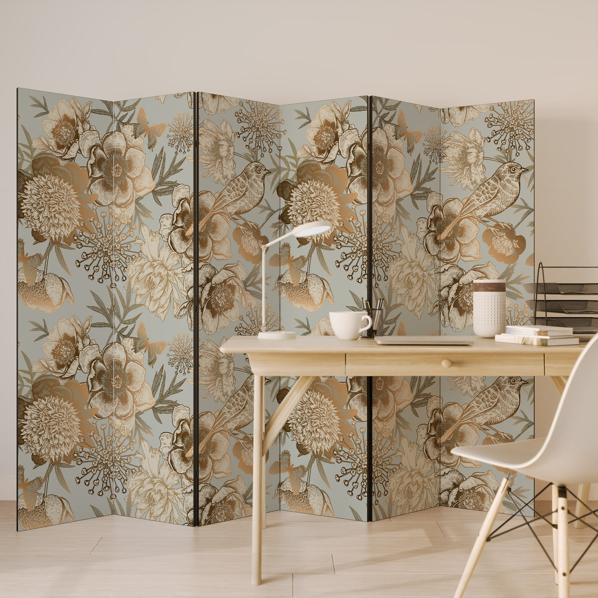 SUCCULENT WHIMSY Rumsavdelare 6 paneler