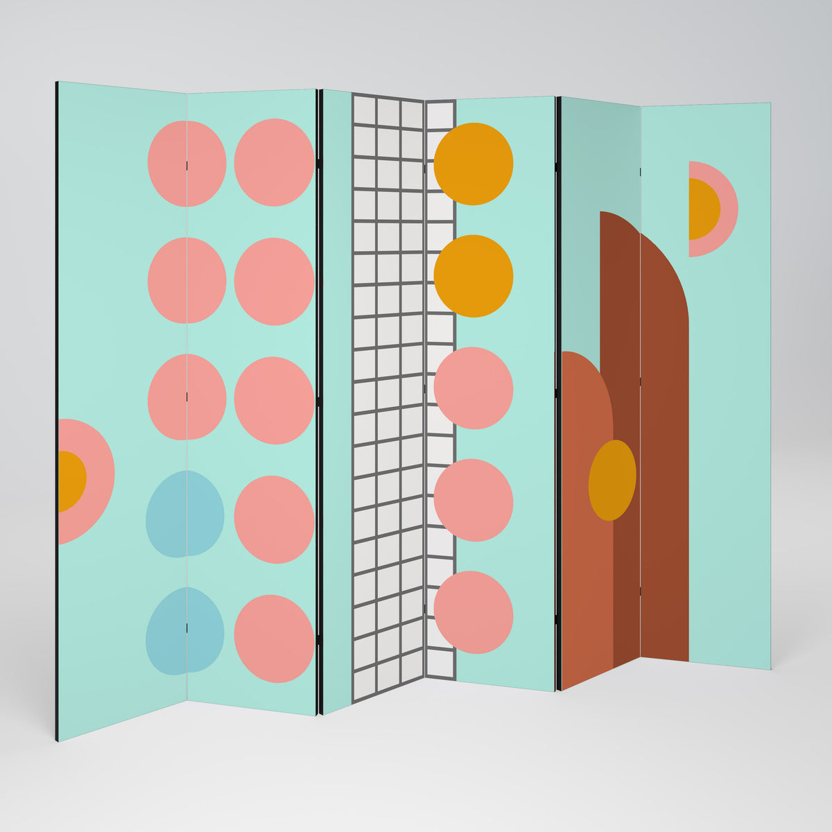 RETRO GRID Rumsavdelare 6 paneler