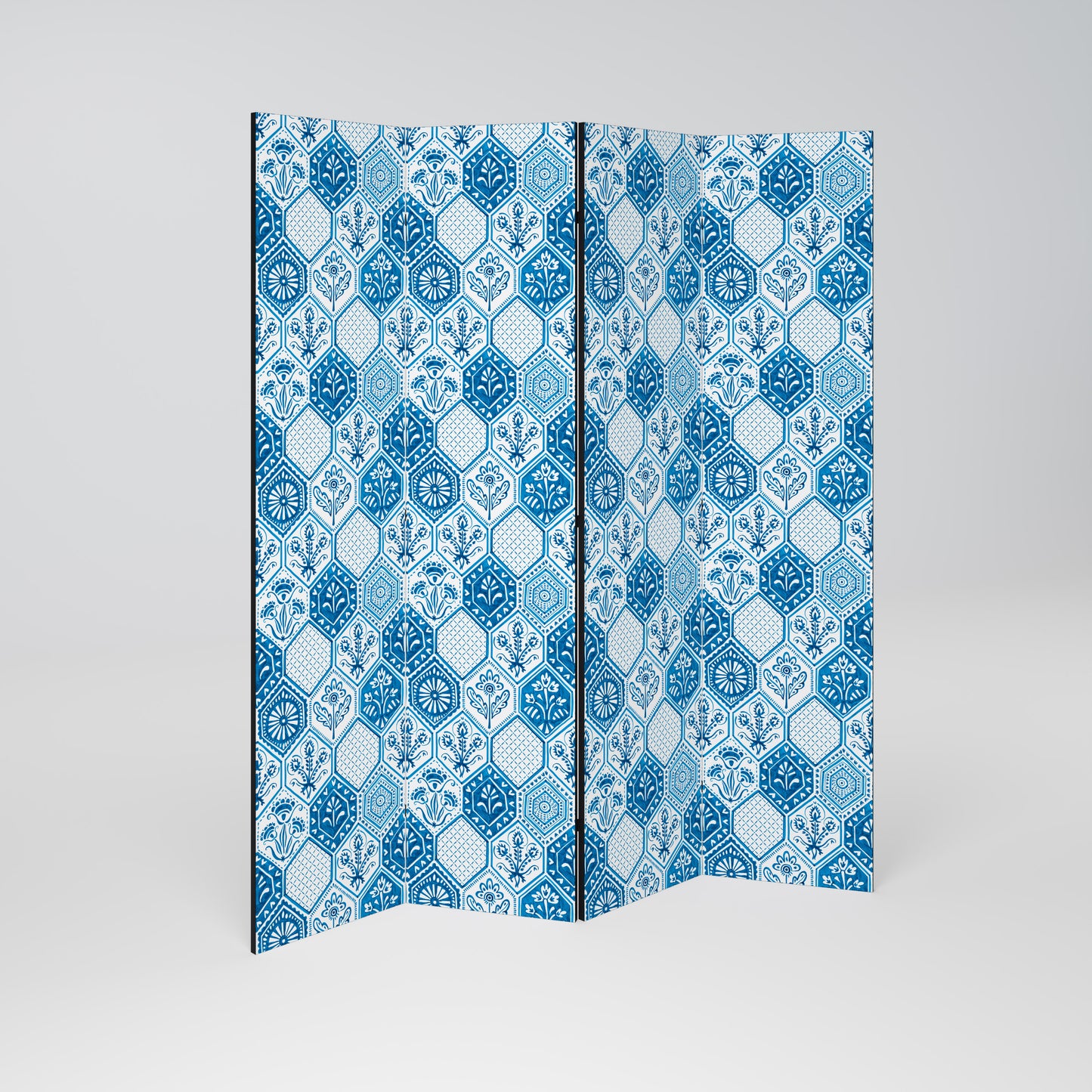 AQUATIC HEXAGON DREAM Rumsavdelare 4 paneler