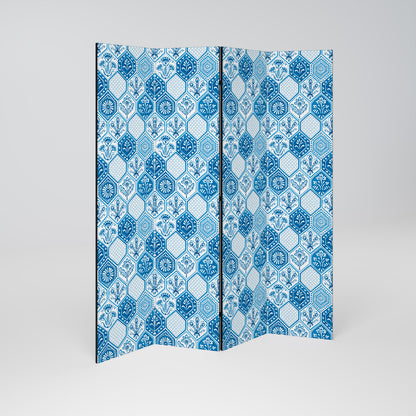 AQUATIC HEXAGON DREAM Rumsavdelare 4 paneler