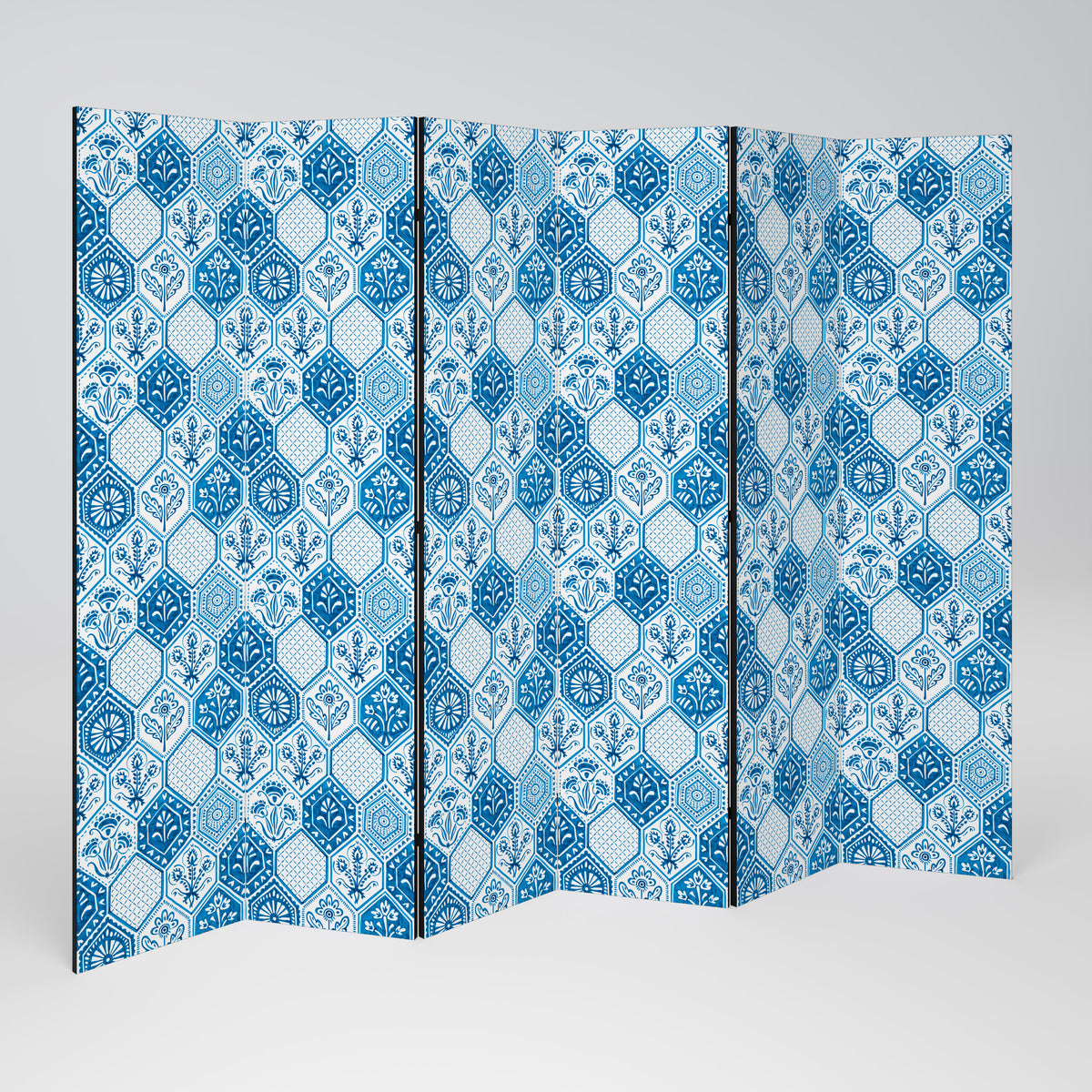 AQUATIC HEXAGON DREAM Rumsavdelare 6 paneler