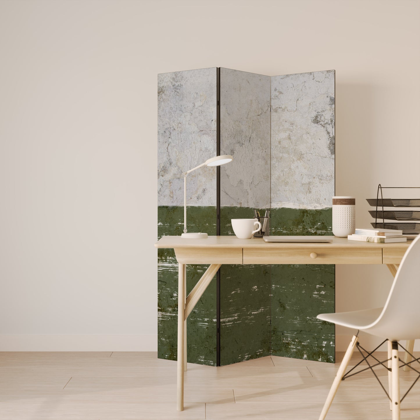 RUSTIC RADIANCE ASSEMBLED Dekorativ rumsavdelare – 3 paneler