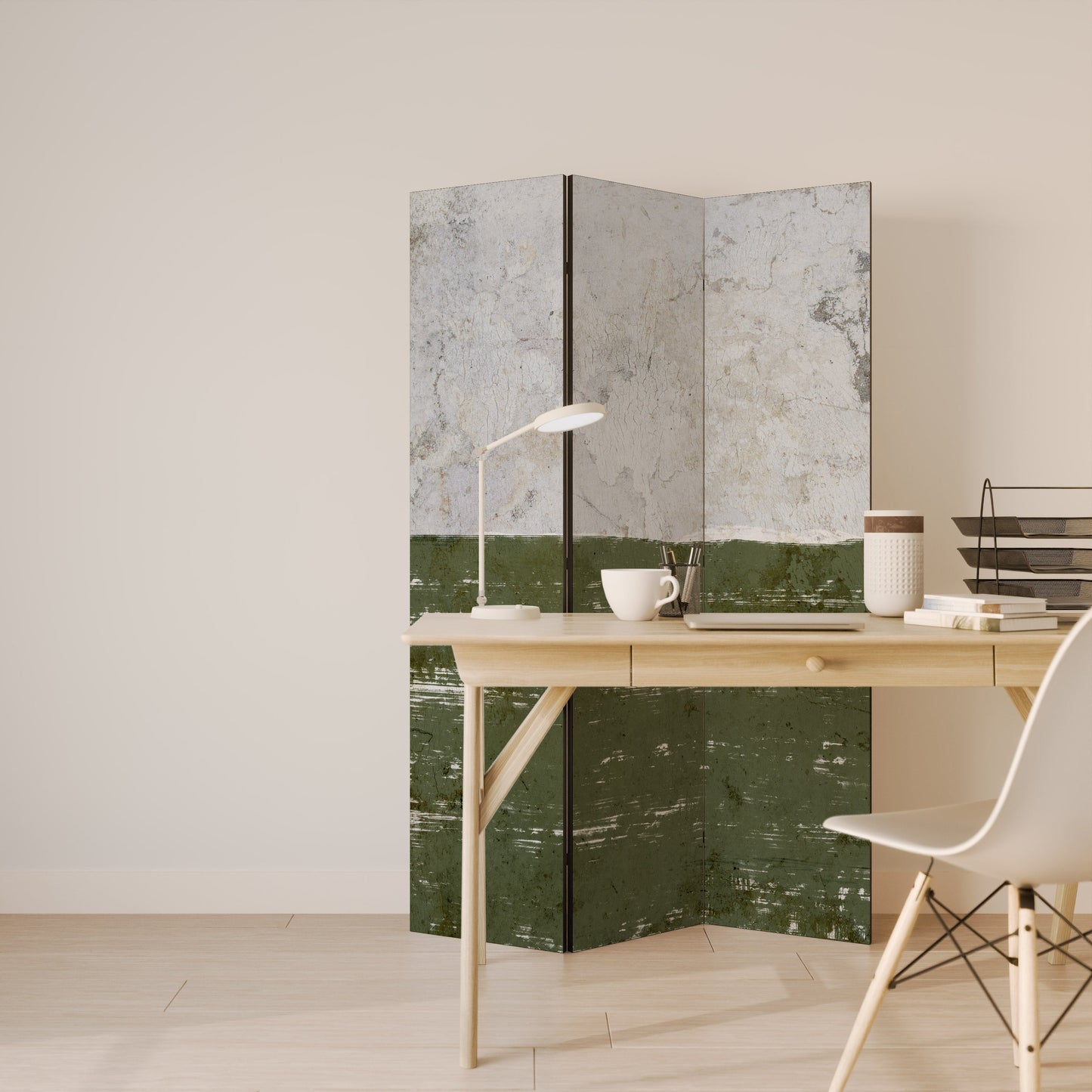 RUSTISK RADIANCE MONTERAD Dekorativ 3-panels rumsavdelare