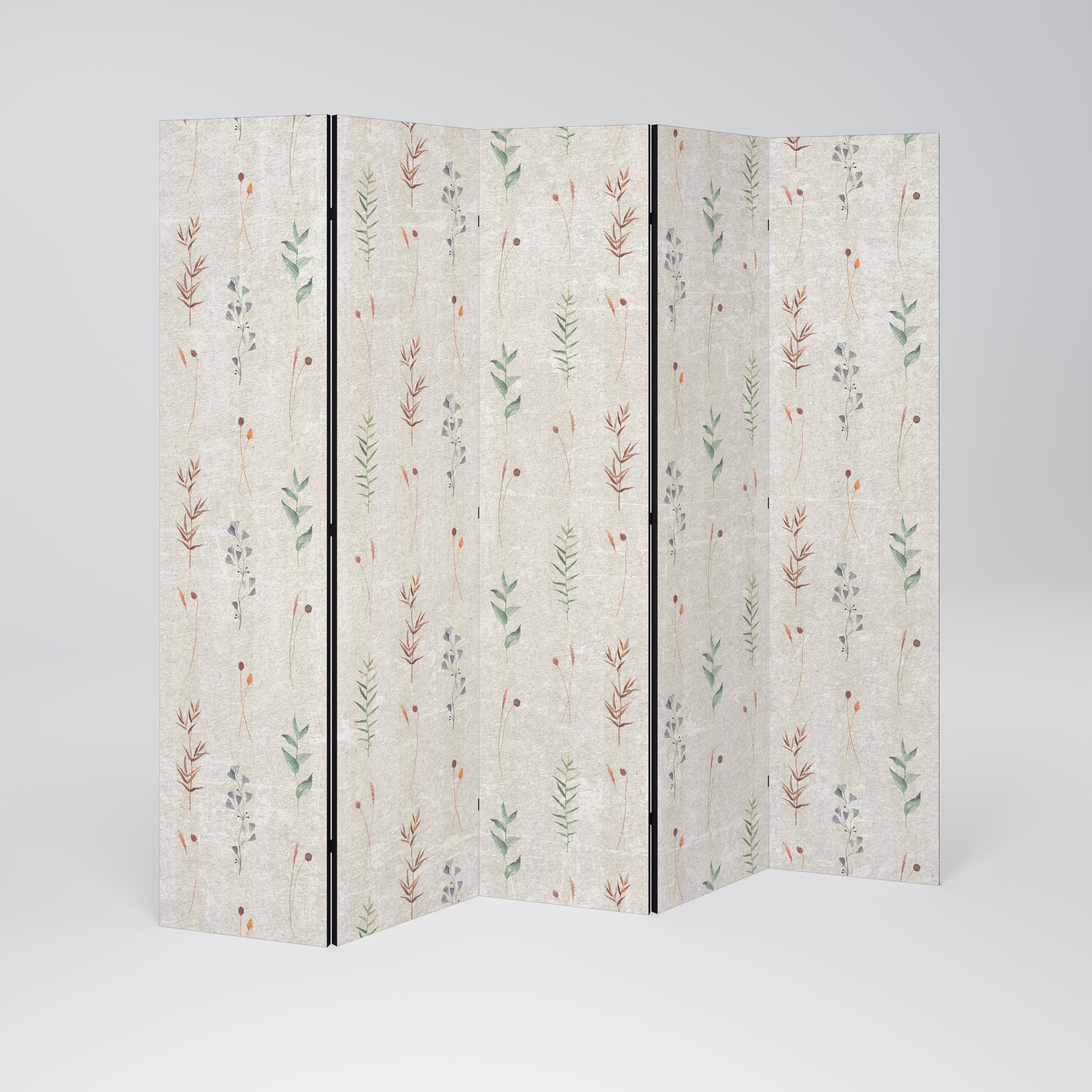 VERDANT HARMONY Dekorativ rumsavdelare med 5 paneler