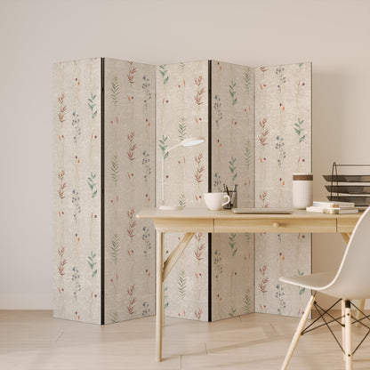 VERDANT HARMONY Dekorativ rumsavdelare – 5 paneler