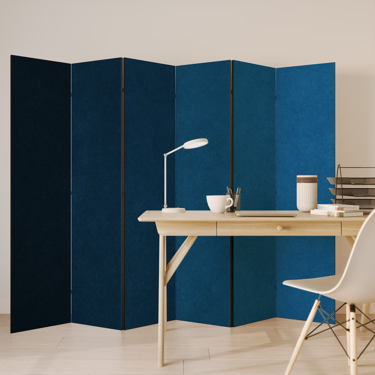 SHAKE IT BLUE Rumsavdelare 6 paneler