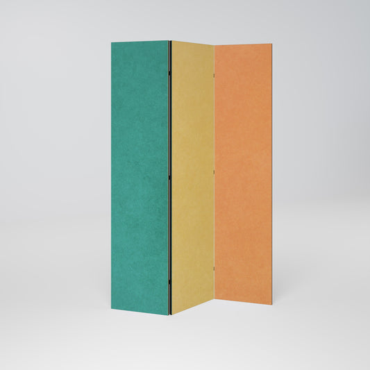 VIVA LA COLOR Dekorativ rumsavdelare med 3 paneler