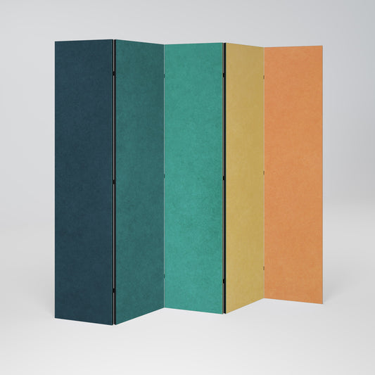 VIVA LA COLOR Decorative 5-Panel Room Divider