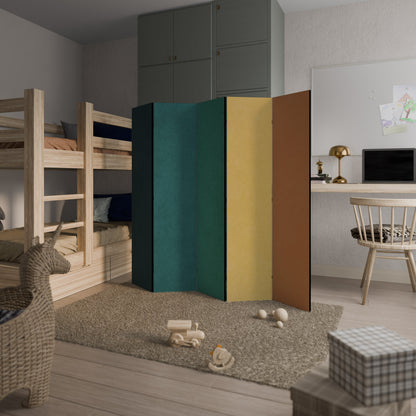 VIVA LA COLOR Dekorativ rumsavdelare med 5 paneler