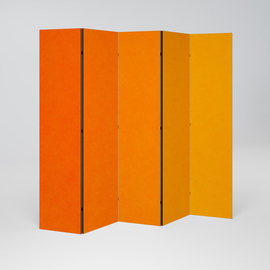 TANGELO RHAPSODY Decorative 5-Panel Room Divider