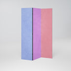 MY HEART WILL COLOR ON Dekorativ rumsavdelare – 3 paneler