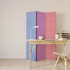 MY HEART WILL COLOR ON Dekorativ rumsavdelare – 3 paneler