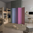 MY HEART WILL COLOR ON Dekorativ rumsavdelare – 5 paneler