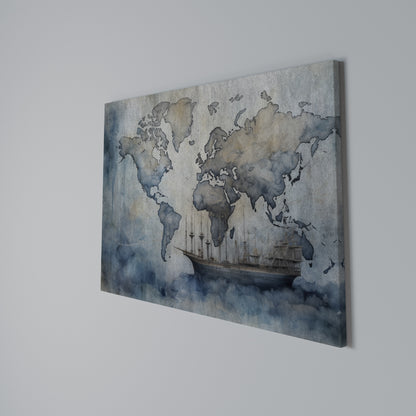 NAVIGATING CLOUDS Horizontal Canvas Print