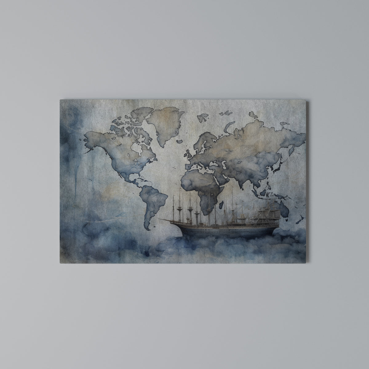 NAVIGATING CLOUDS Horizontal Canvas Print