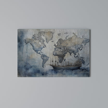 NAVIGATING CLOUDS Horizontal Canvas Print