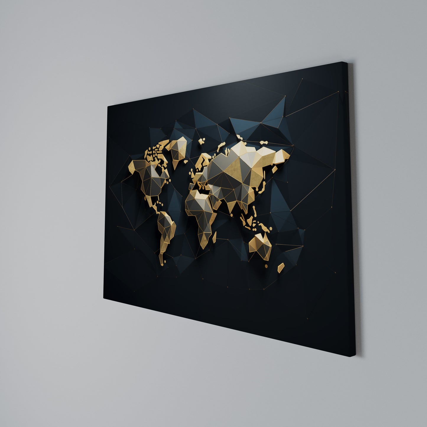 SHIMMERING WORLD SYMMETRY Horizontal Canvas Print
