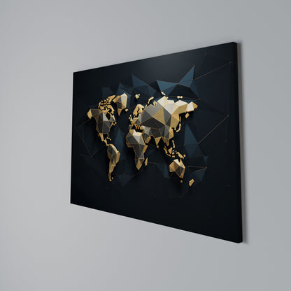 SHIMMERING WORLD SYMMETRY Horizontal Canvas Print
