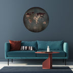 EARTH'S ARTISTIC TESSERAE Round Wall Art