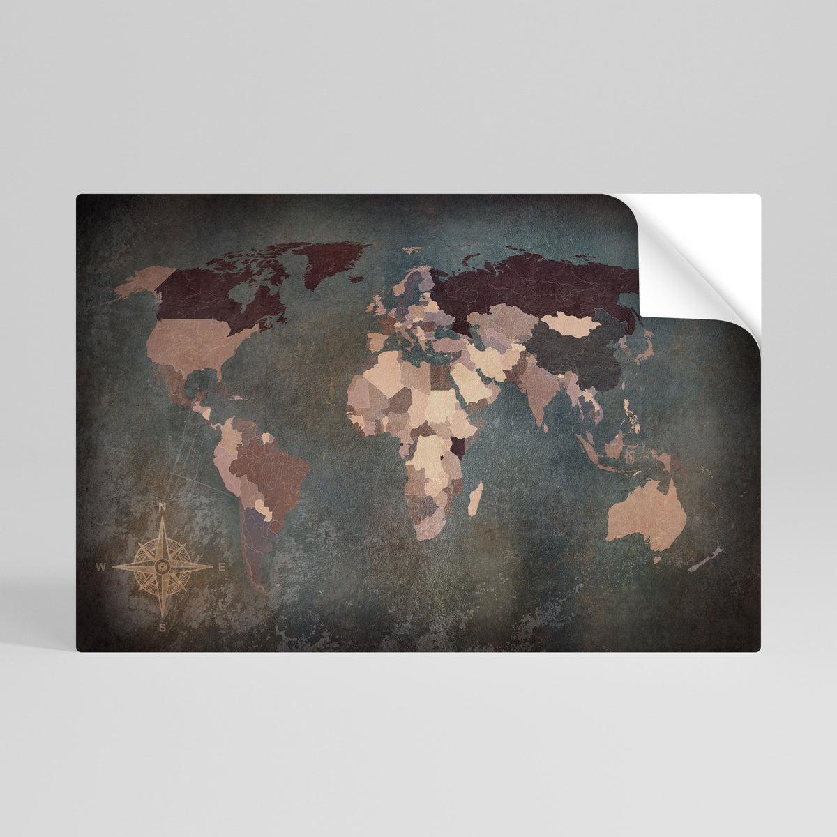 EARTH'S ARTISTIC TESSERAE Självhäftande Horisontell Poster