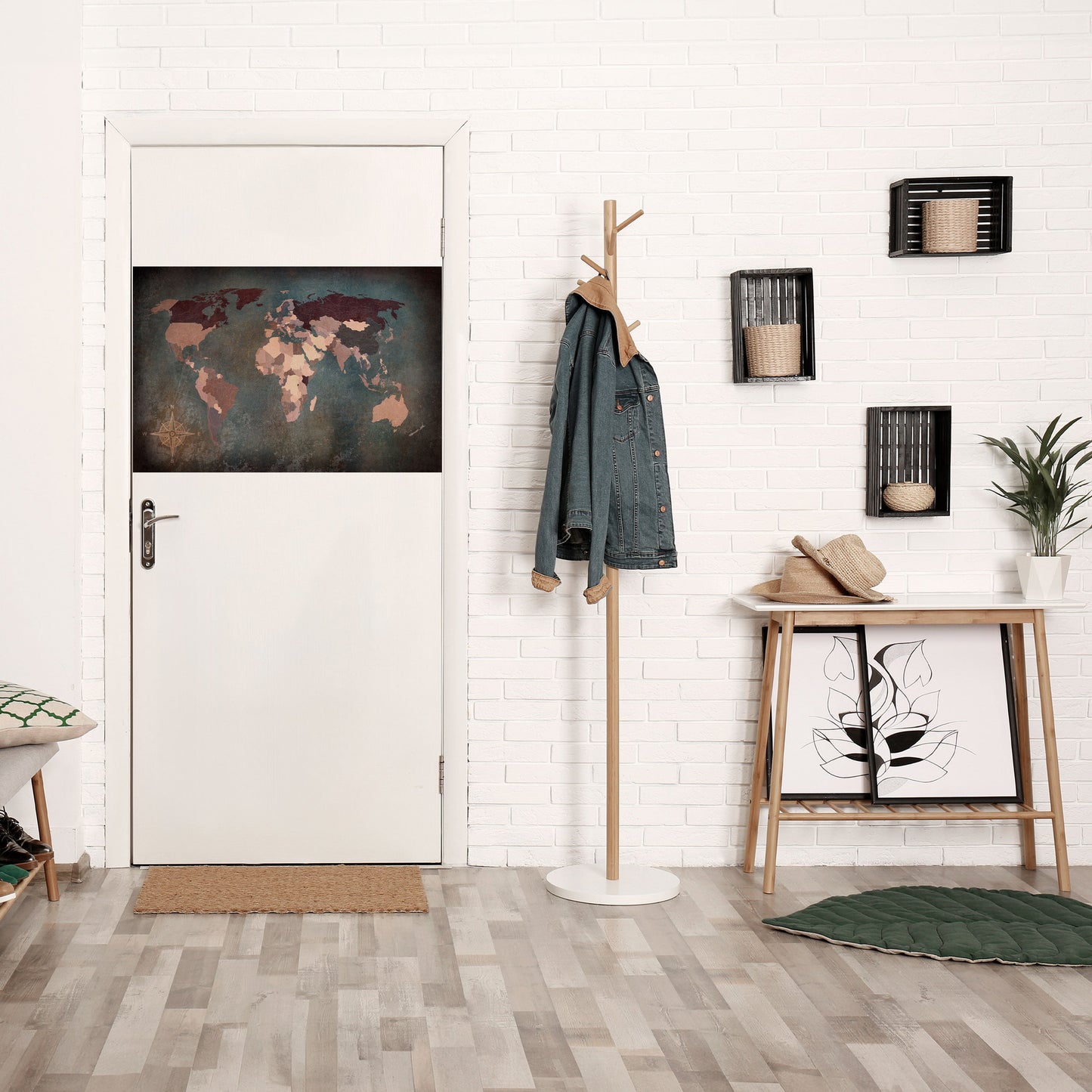 EARTH'S ARTISTIC TESSERAE Peel and Stick Horizontal Poster