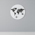 GLOBAL SHADOWS Round Wall Art