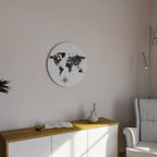 GLOBAL SHADOWS Round Wall Art