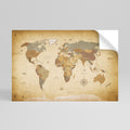 ANCIENT VOYAGER'S MAP Peel and Stick Horizontal Poster