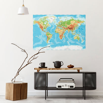 CONTINENTAL COLOR SYMPHONY Peel and Stick Horizontal Poster