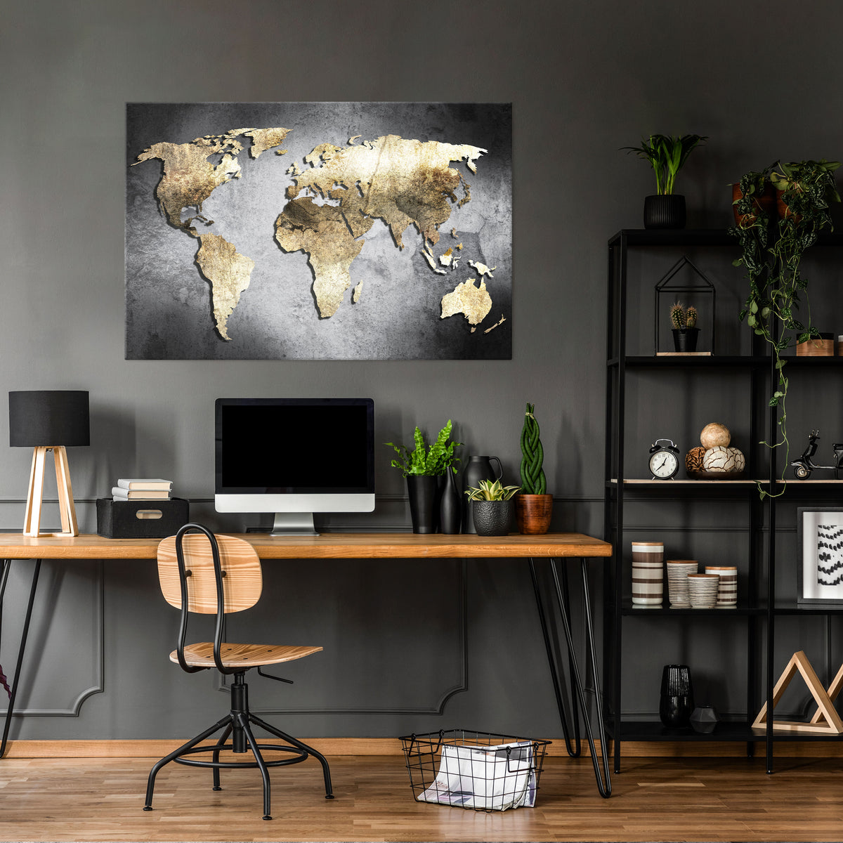 GOLDEN GLOBE TREASURE Horizontal Canvas Print