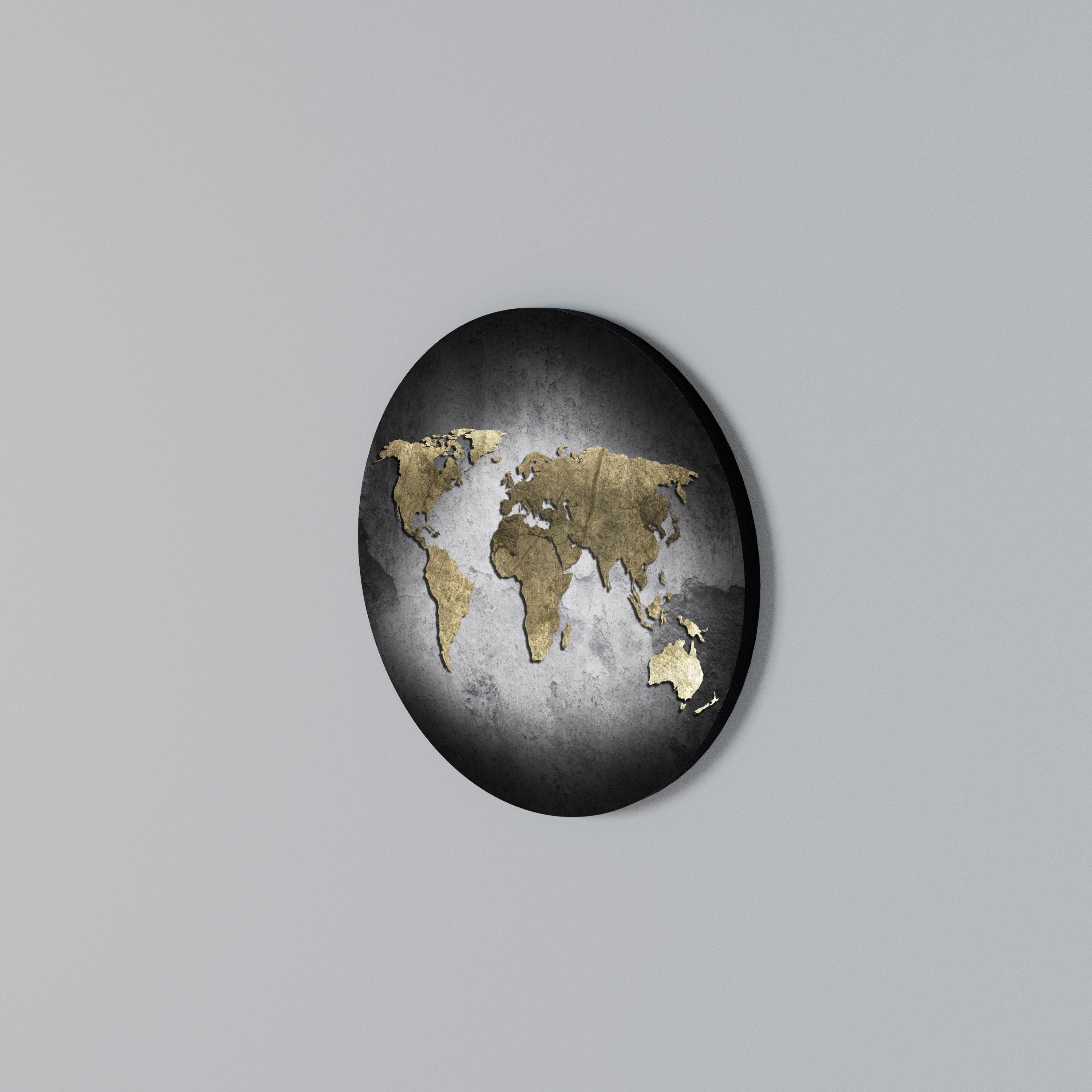GOLDEN GLOBE TREASURE Rund väggdekor