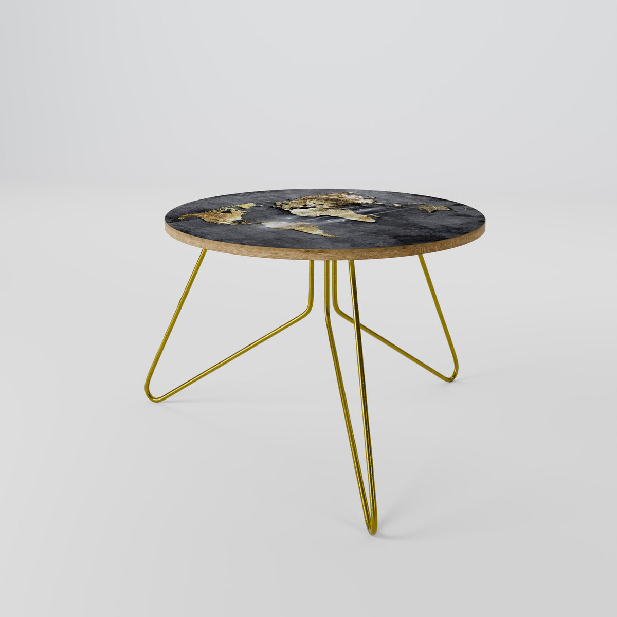 SHIMMERING EARTH MAP Coffee Table