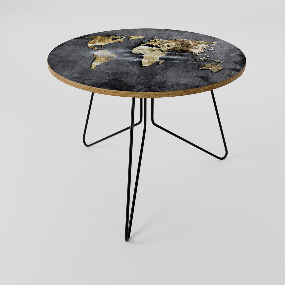 SHIMMERING EARTH MAP Coffee Table
