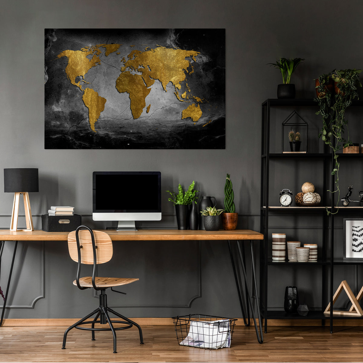 DARK WORLDVIEW Horizontal Canvas Print