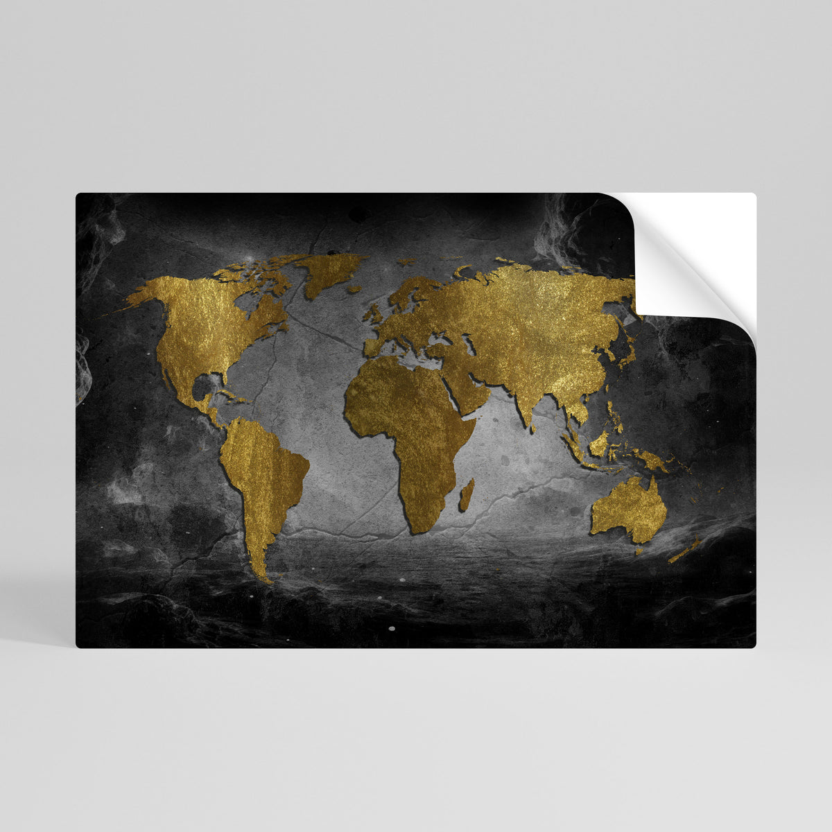 DARK WORLDVIEW Självhäftande Horisontell Poster