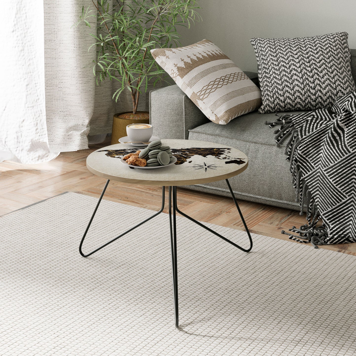 GOLDEN LINES GLOBE Coffee Table