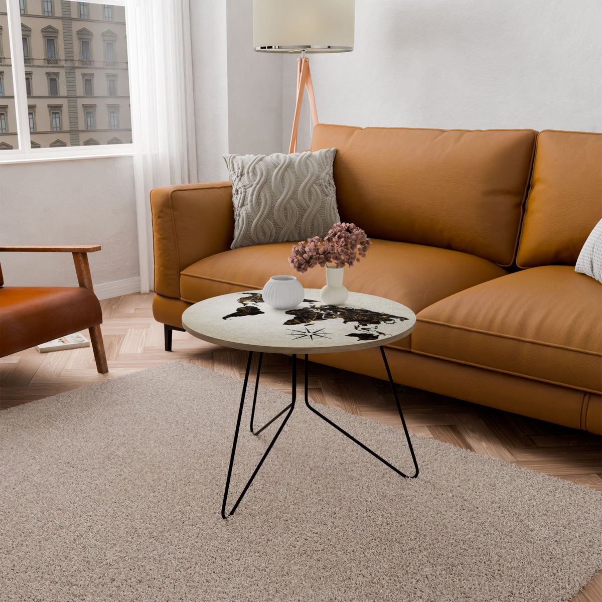 GOLDEN LINES GLOBE Coffee Table