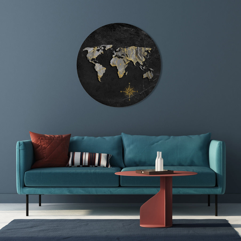 ELEGANT WORLDWIDE Round Wall Art